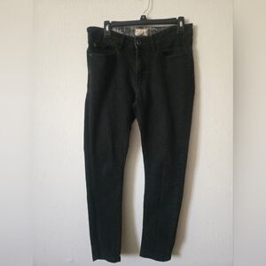 Weatherproof, Vintage Black Skinny Fit Jeans Classic Style, Size 30 X 30